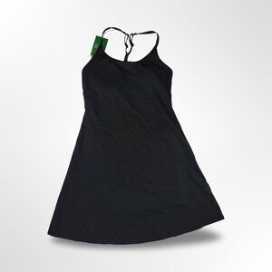 Halara Black One-Piece Swimsuit with Skirt - Size Small